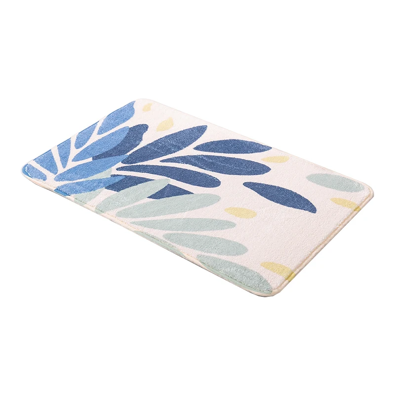 Light Weight Rubber Super Soft Custom Super Soft bath mat rug polyester carpet pvc anti slip mat