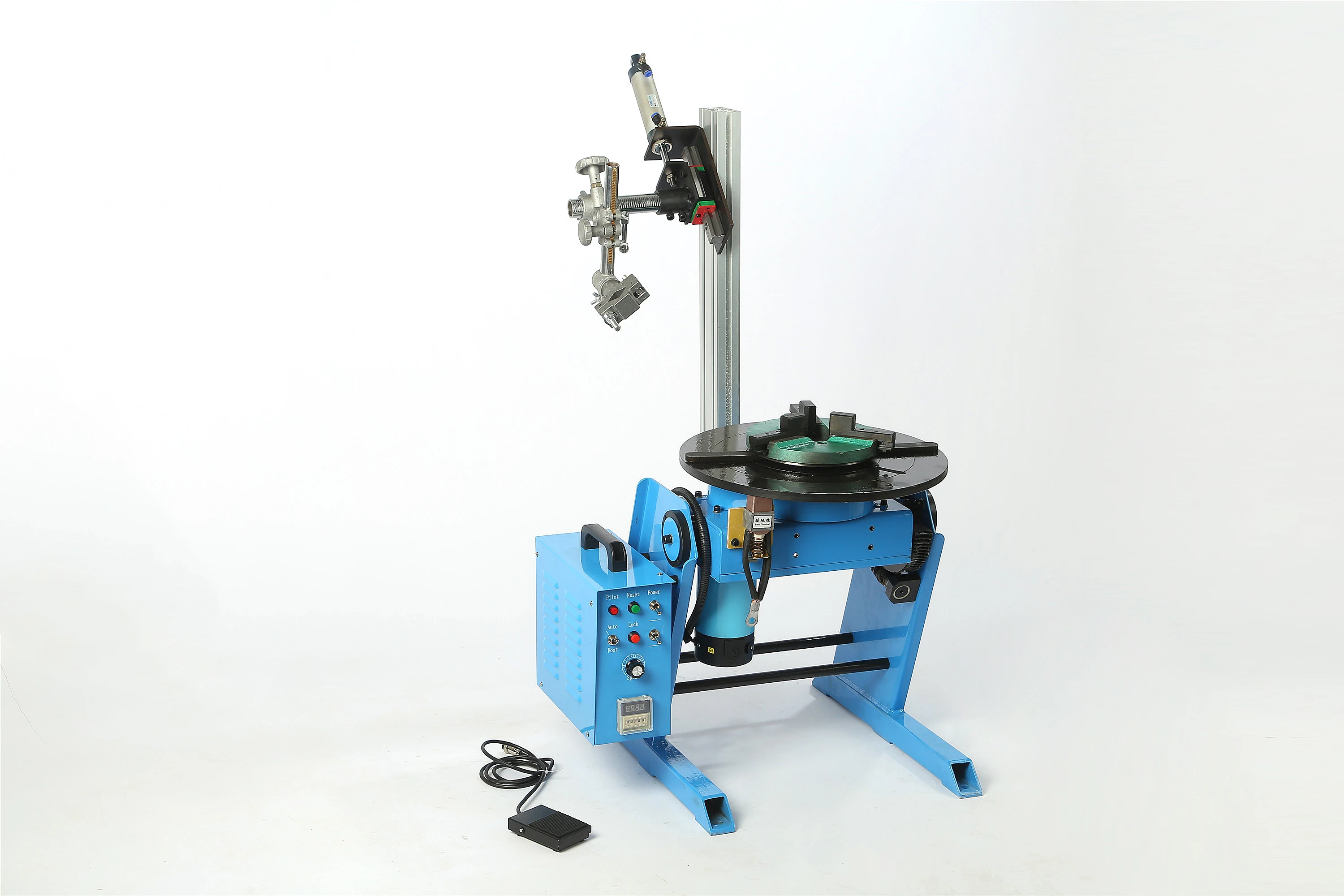 Shandong supercnc pneumatic head and tail stock 10kg 30kg 50kg 100kg welding positioner station
