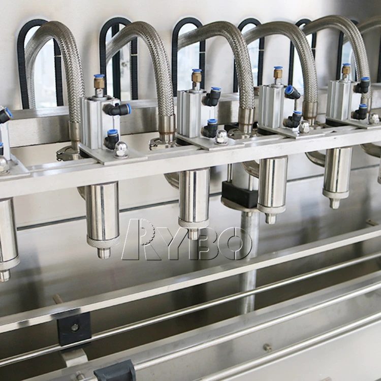 Automatic 5 liter big bottle edible oil flowmeter filling machine price