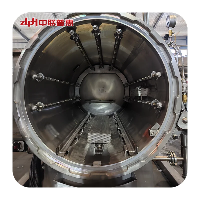 Autoclave Static Sterilizer Continuous Autoclavation Water Spray Retort Sterilization Canned Meat PLC Motor Core Components