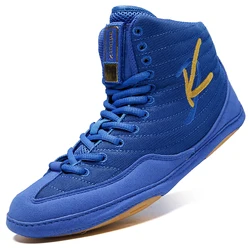 Custom Leather Day Key Professional Training Bodybuilding Gym Wrestling Shoes For Men