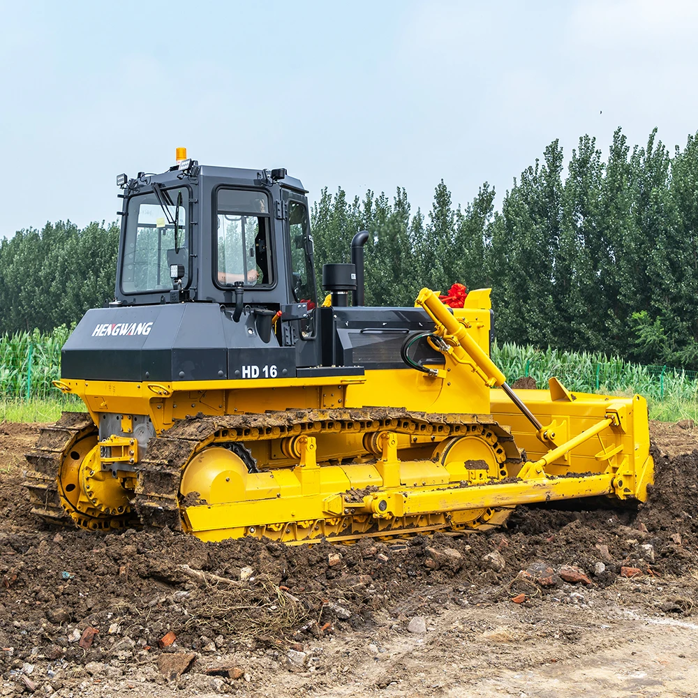 Бульдозер HENGWANG 132hp 130hp по низкой цене бульдозер гусеничный трактор с тремя хвостовиками