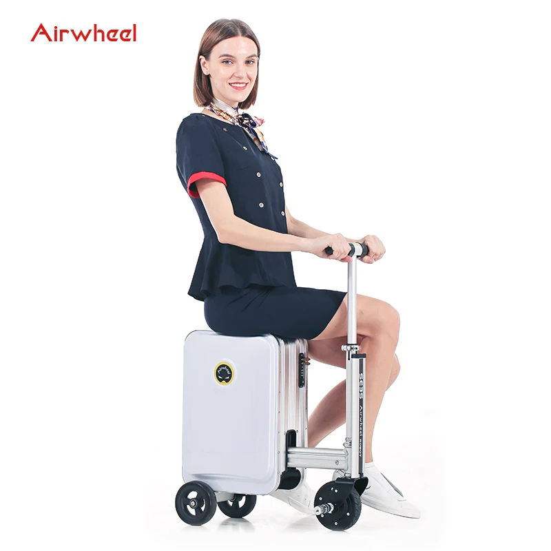 Airwheel  20 inch PC Carry On Cabin Trolley Bags Suitcase Travel Luggage with USB Interface Laptop Pocket