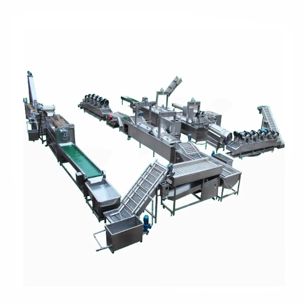 China Manufacturer Good Quality Big Potato French Fries Frozen Production Line
