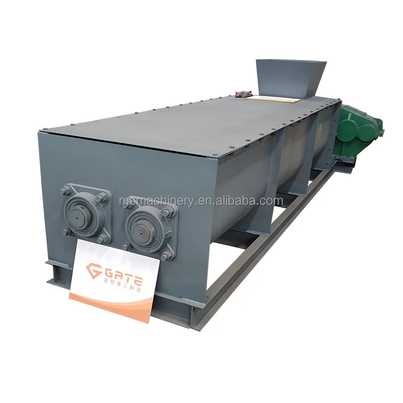 MS 1-3T/H Professional clay mixer,clay mixing machine,clay double shaft mixer price