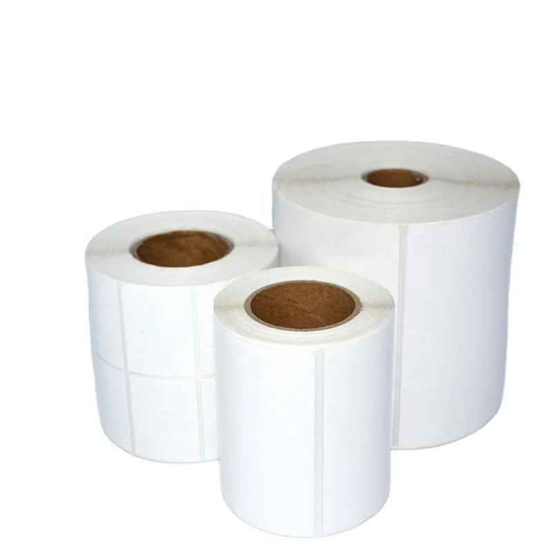 Factory direct scale sticker roll 4x6 100x150 Thermal Transfer barcode printer sticker Customized size label for printing