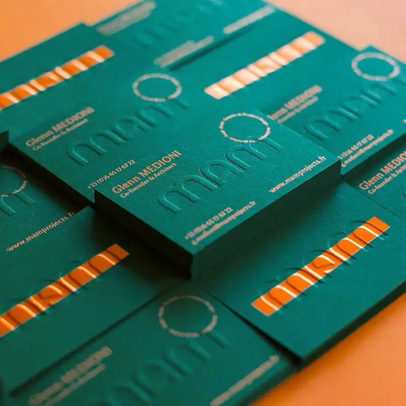 Recycled Paper Thank You Greeting Card Postcards with Logo Customized Fancy Design Offset Custom Printing Business card