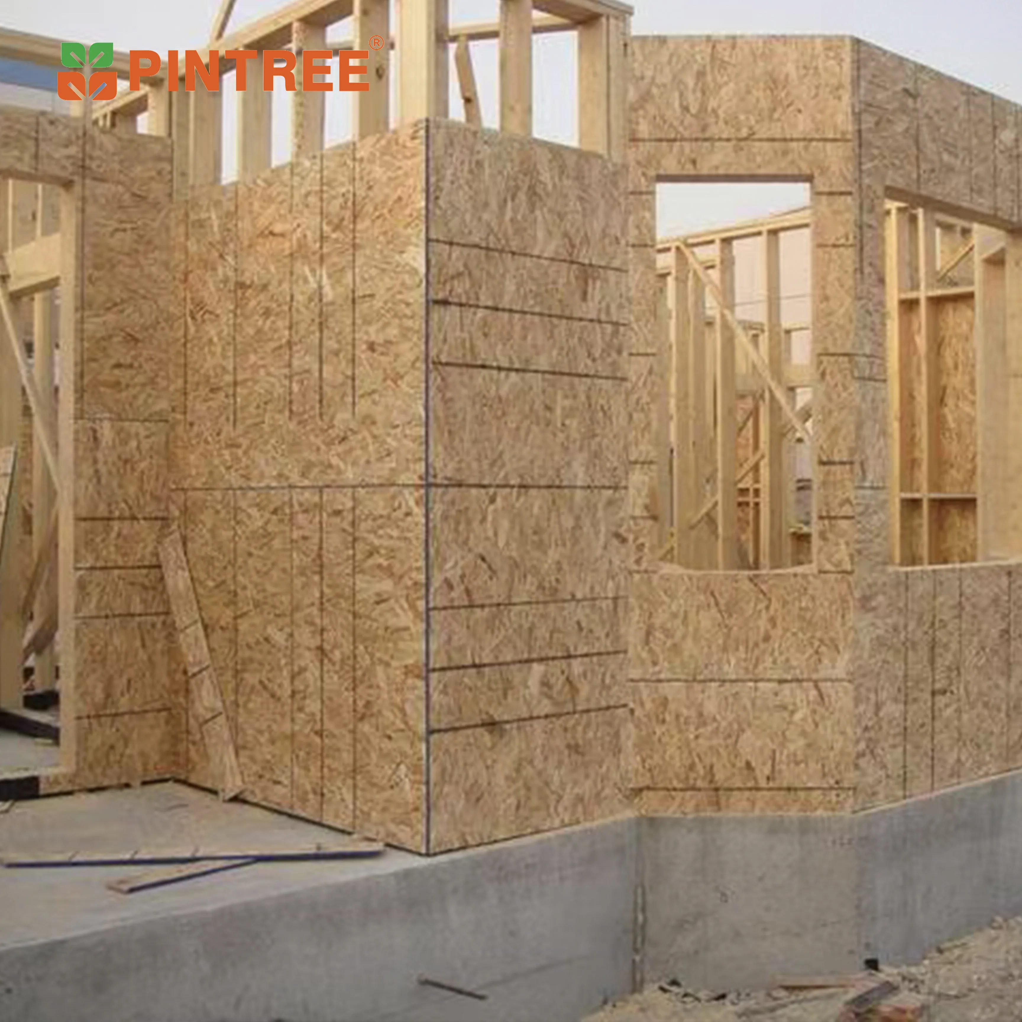 commercial Birch Pine construction osb 18m glue MDI for office with cheap price