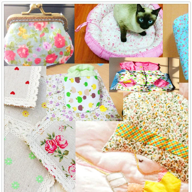 100 cotton patchwork 38*25cm 16 pieces Wholesale and retail Random pattern printing fabric for DIY