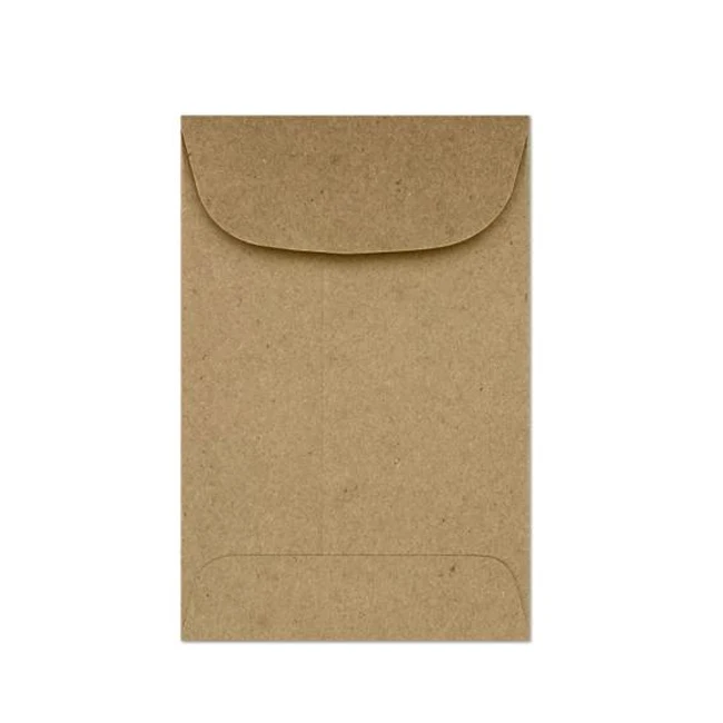 Kraft Paper Self-Adhesive Mini Parts Envelopes 2.25 x 3.5 inch Small Brown Kraft Coin Envelopes