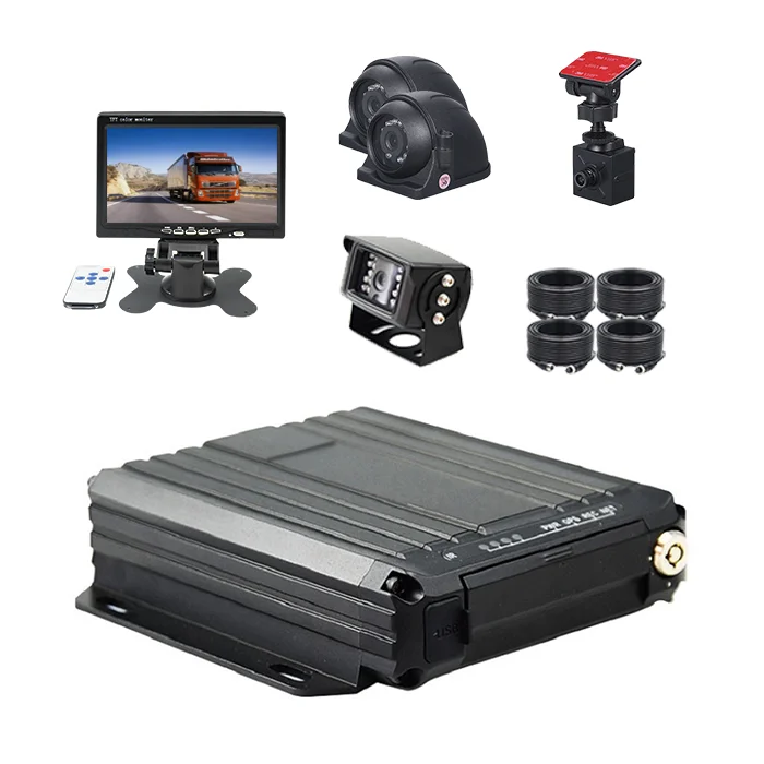 ODM/OEM car dvr board 4 channel mdvr video recording 4ch 720 1080 3/4g gps mobile dvr for vehicles