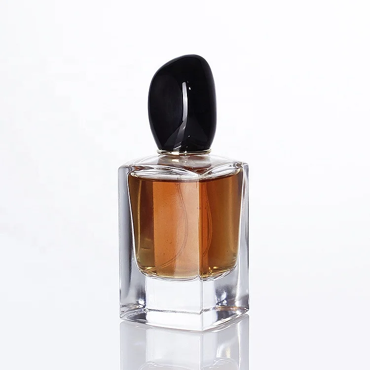 New design perfume bottle 30ml 50ml 100ml luxury empty transparent thickened square sprayer perfume glass bottle