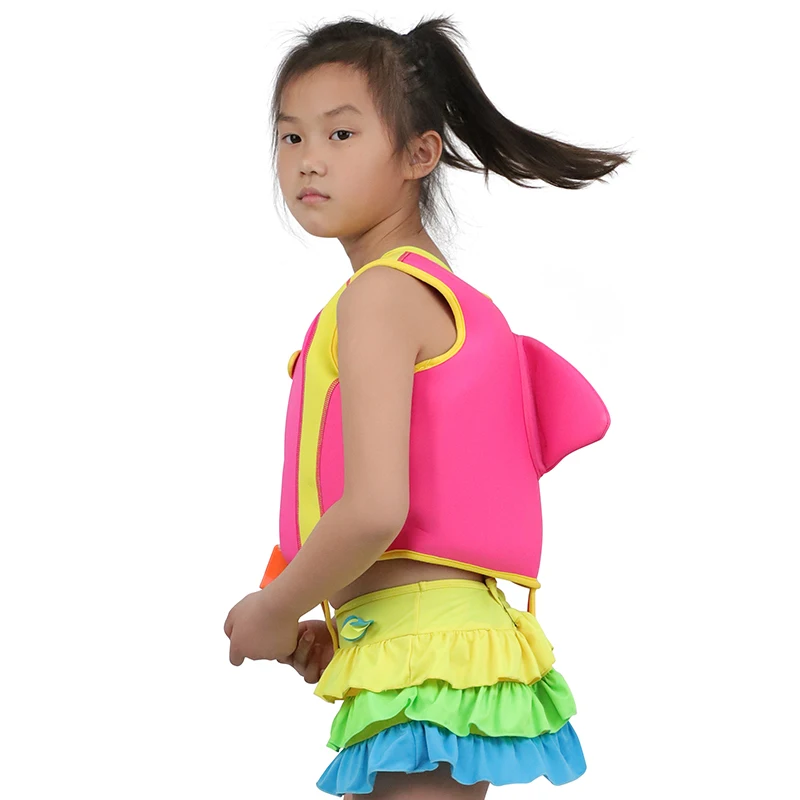 Youyou Safety Neoprene Printing Logo Children Swim Vest Kids Swim Life Jacket