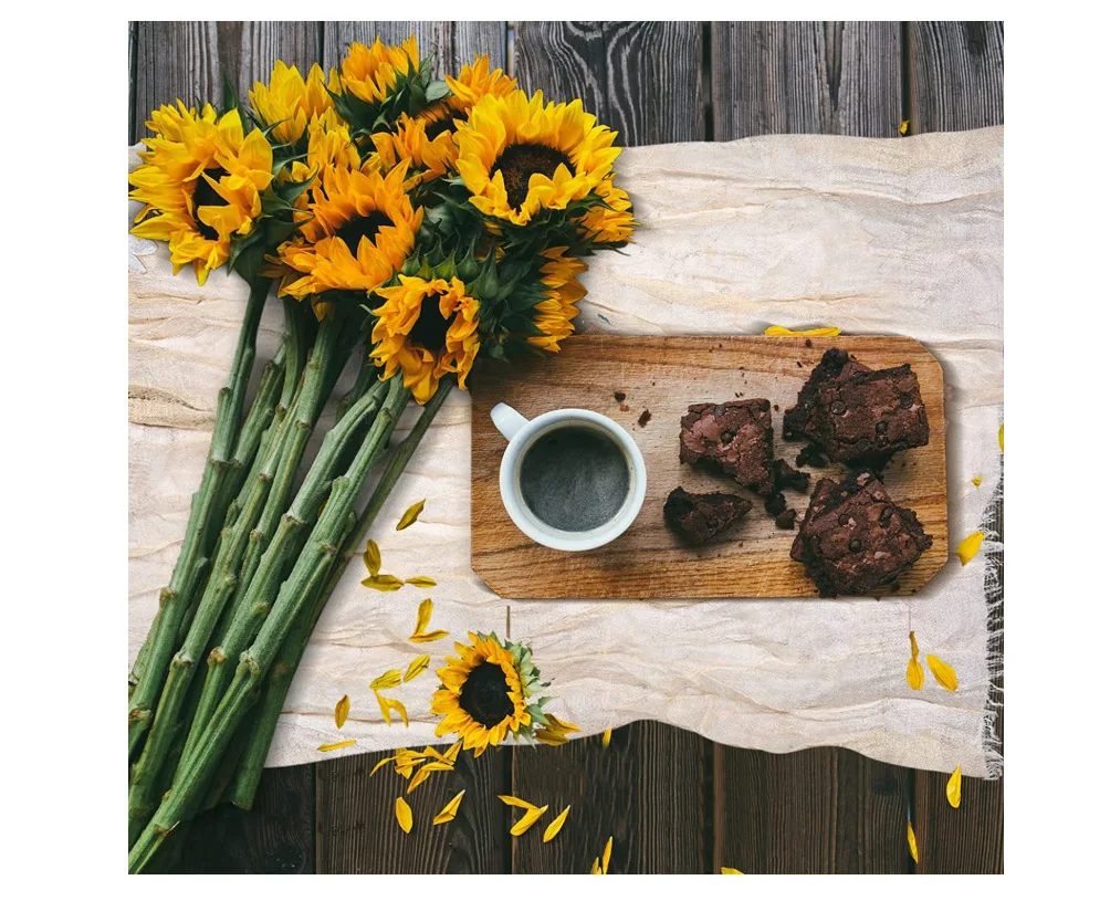 New Material customized size terracotta cheesecloth gauze fabric dinner crinkle napkins for wedding