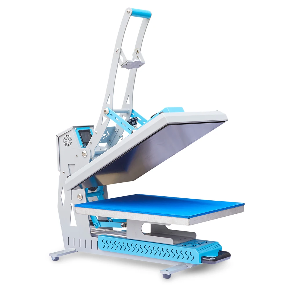 Cheap price portable magnetic 40x50 T-shirt clothe sticker label heat press heat transfer printing machine for small businesses