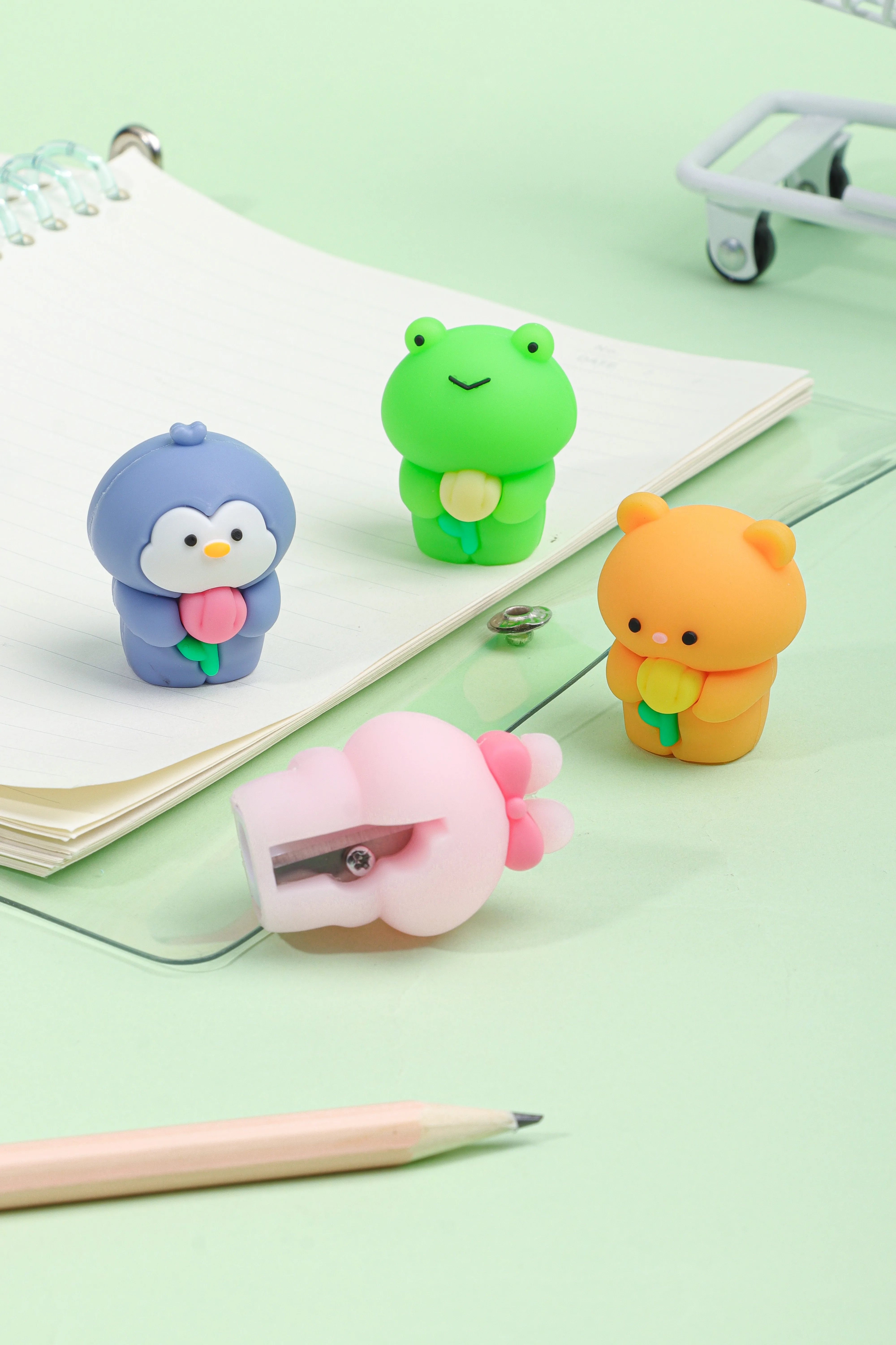 Cute Pet Kawaii Kids Animal Design Novelty Best Gift Patent Cartoon Pencil Sharpener