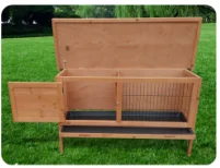 Outdoor Handmade Rabbit Hutches Fir Wood With Wire Rabbit Pet Houses Cages Wholesale Bunny Hutch Guinea Pig Cages