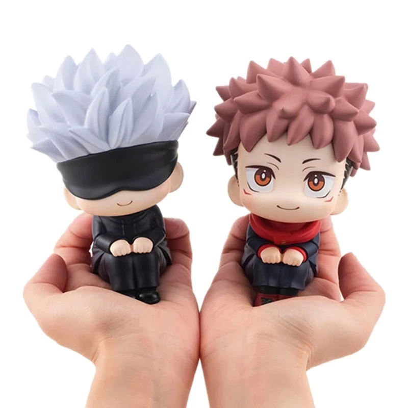YMJ 5 Styles Jujutsu Kaisen Figurin 10cm Gojo Satoru Action Figure Itadori Yuji Fushiguro Megumi Kugisaki Nobara PVC Model Toys