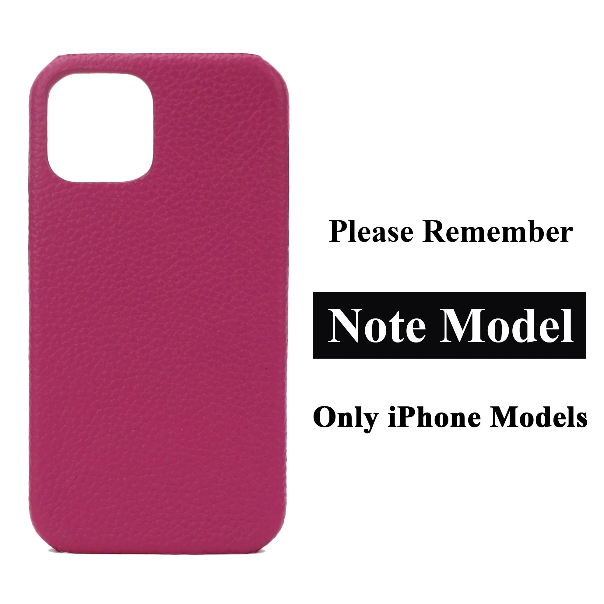 New Customized Gift Set Heart Keychain Genuine Grain Leather Mobile Phone Case for XS MAX 11 12 PRO MAX