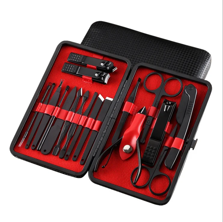 A39 Professional Pedicure Tools Stainless Steel Nail Clipper Nail Care Tool Kit Manicure Pedicure Set