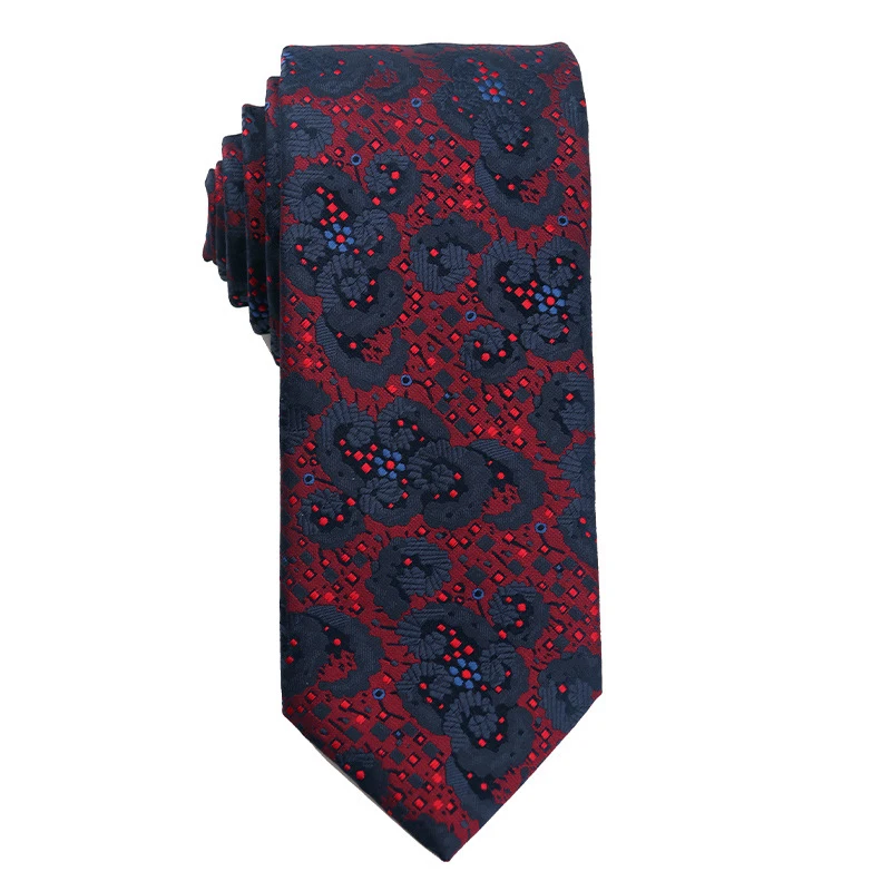 Classical polyester standard silk fashion red men female  8cm tie men cheap check necktie cravate