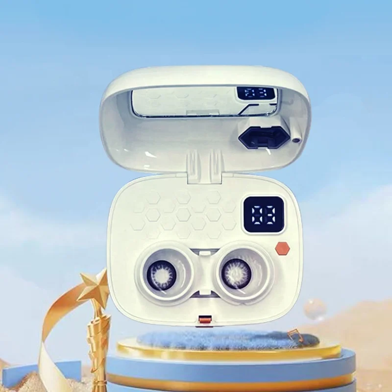 Advanced ultrasonic contact cleaner with timer cosmetic contact lenses cleaning machine wholesale