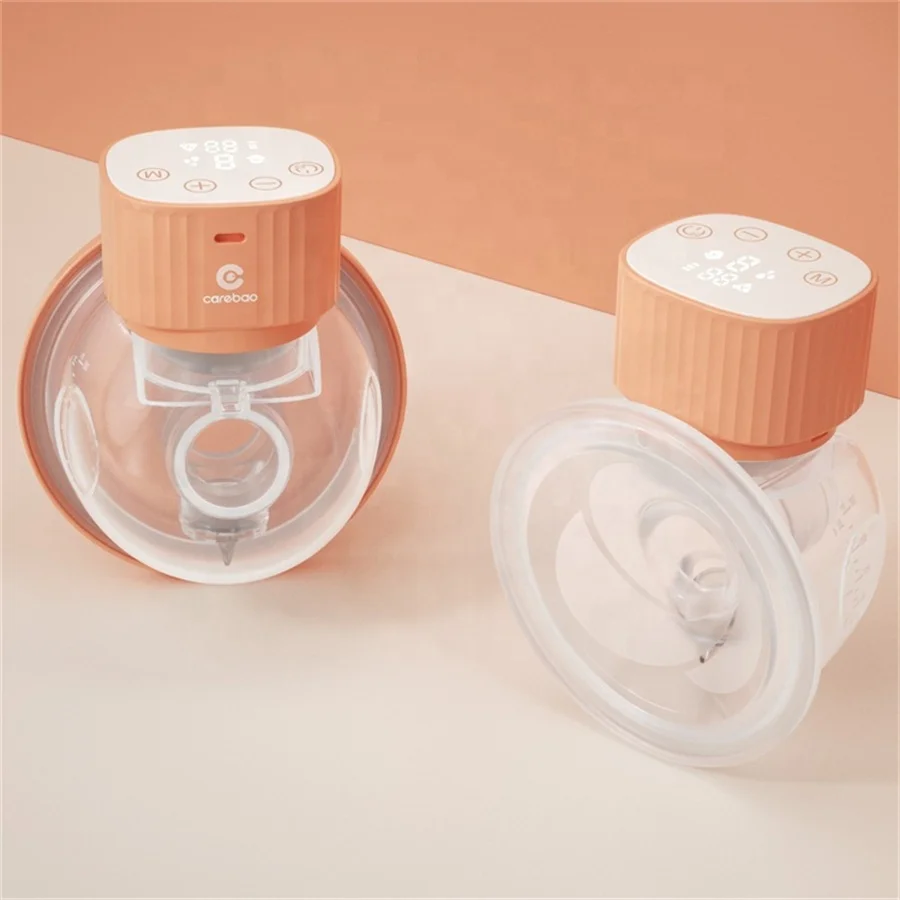 Intelligent Carebao BPA Free Silicone Electric Double Sides Wearable Breast Pump From China Manufacturer