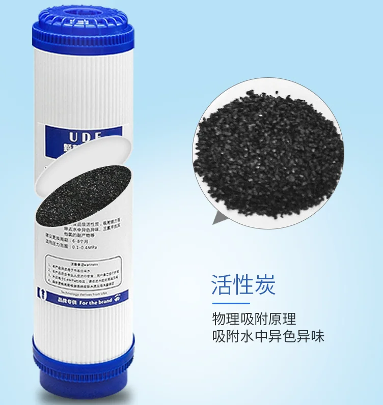 China manufacturer PP GAC CTO water filter cartridge PP UDF water filter cartridge CTO water filter cartridge