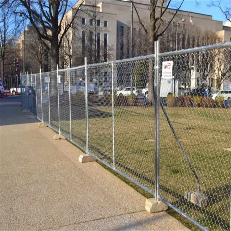 Hot Selling Outdoor High Security Fence Portable Temporary Pool Chain Link Fence