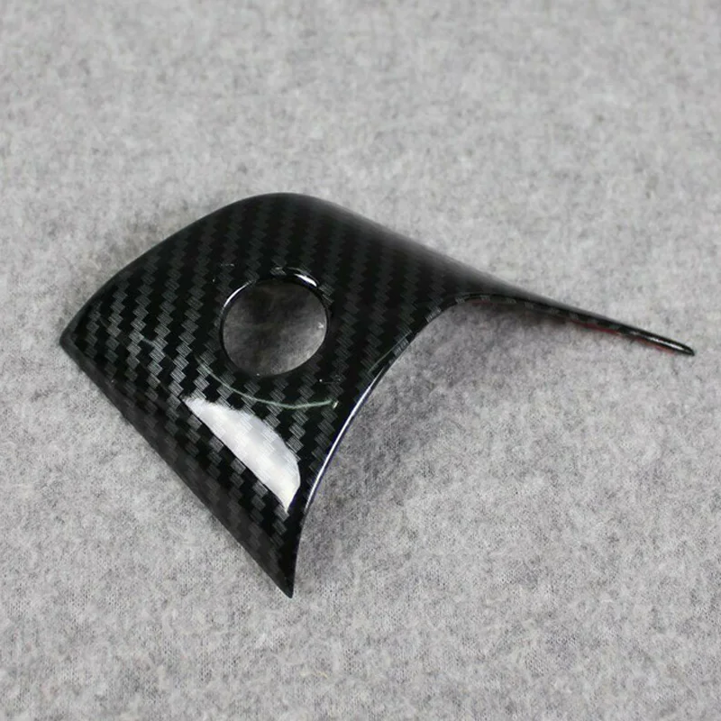 ABS Panels set Sticker For Tesla Model 3 Wheel Steering Panel Cover Trims Carbon Fiber pattern