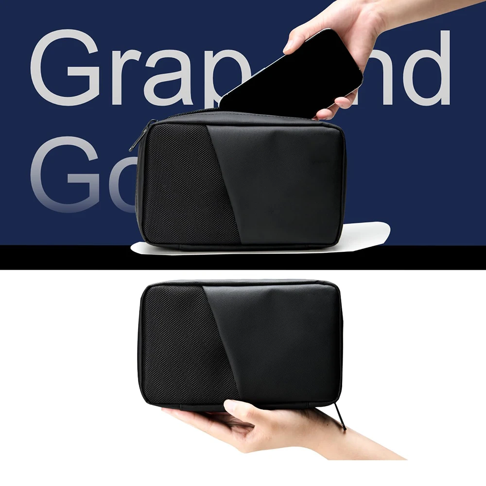 Electronics Organizer Travel Case Travel Tech Pouch Carrying Bag Electronics Accessories Case for Cord Organizer Hard Drives