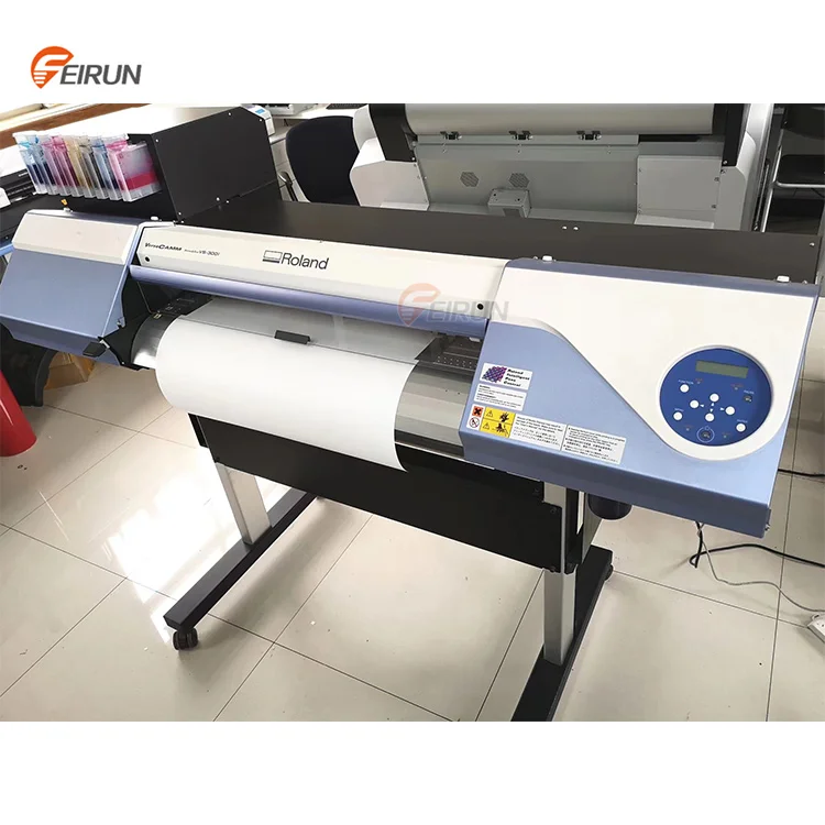 Second Hand Roland Eco Solvent Printer and Cutter VS300 paper /lable/  cloths printer