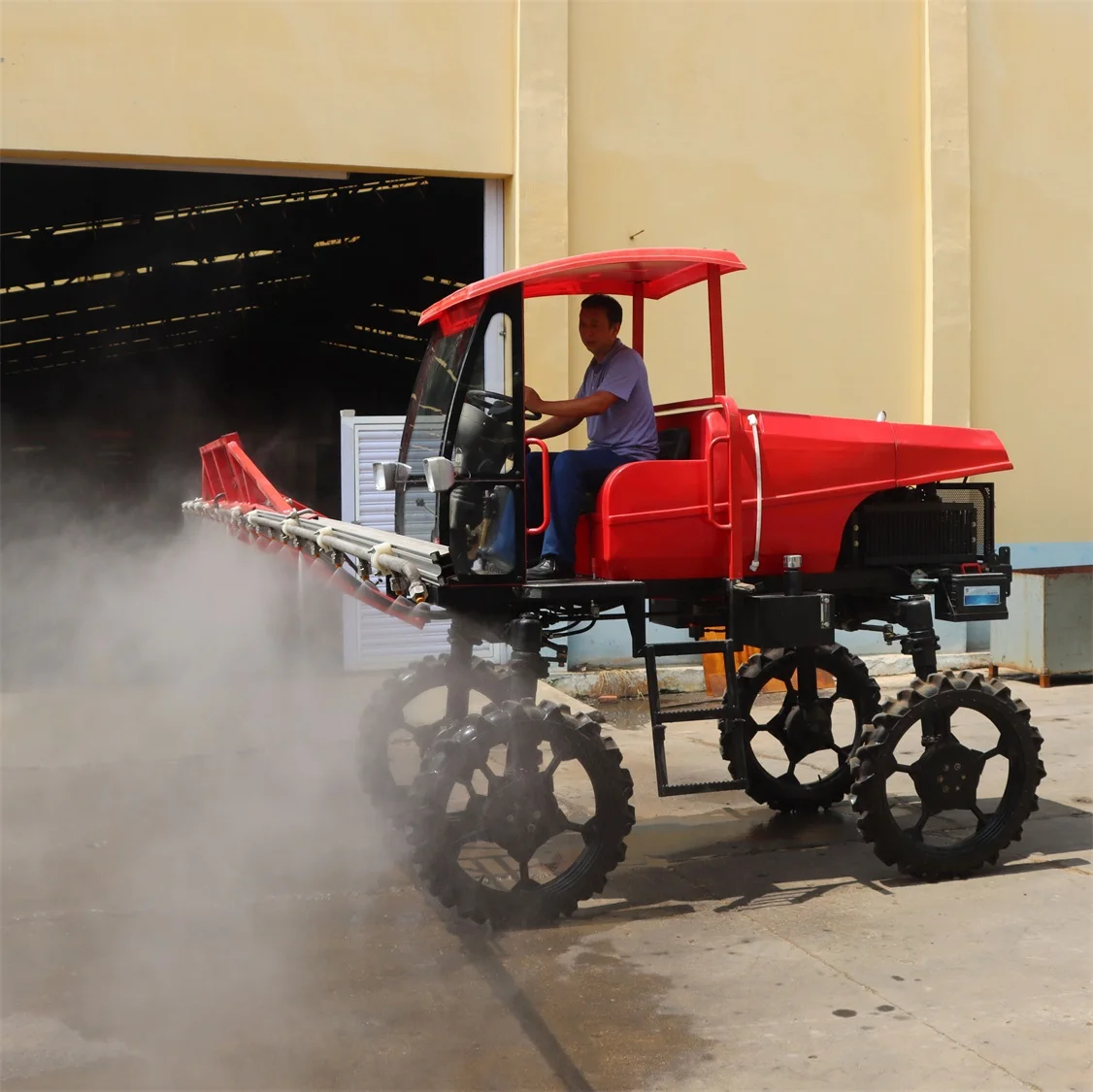agricultural self propelled boom sprayer