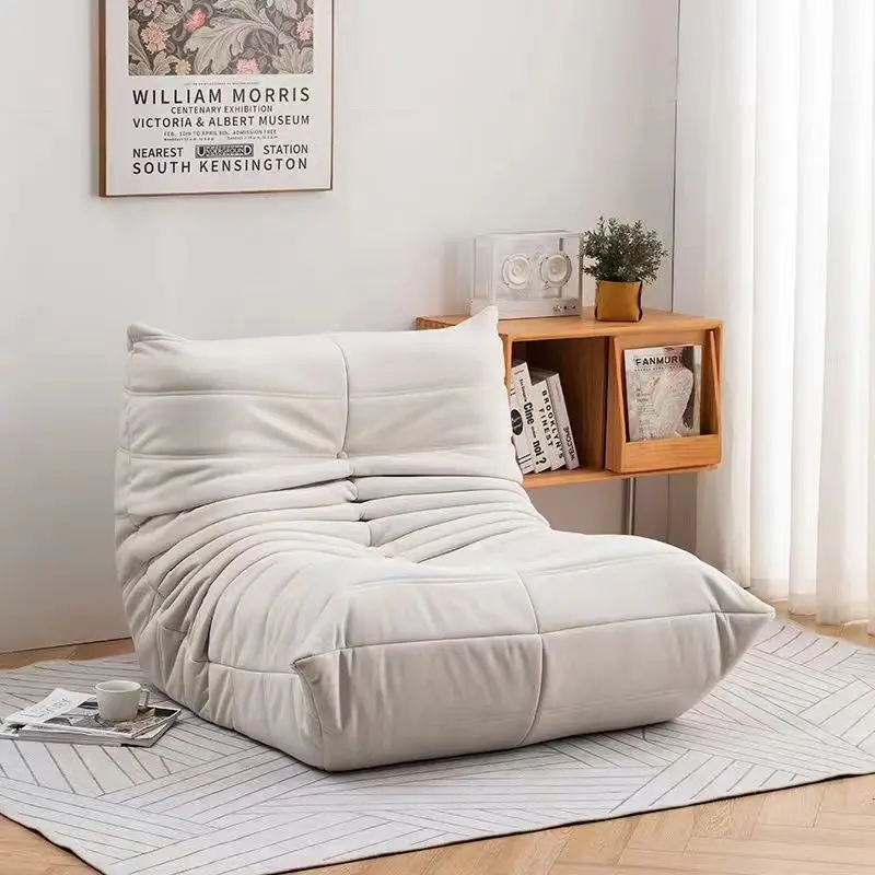 [Quality] Caterpillar couch can lie can sleep balcony lounge chair Bedroom living room single sofa chair