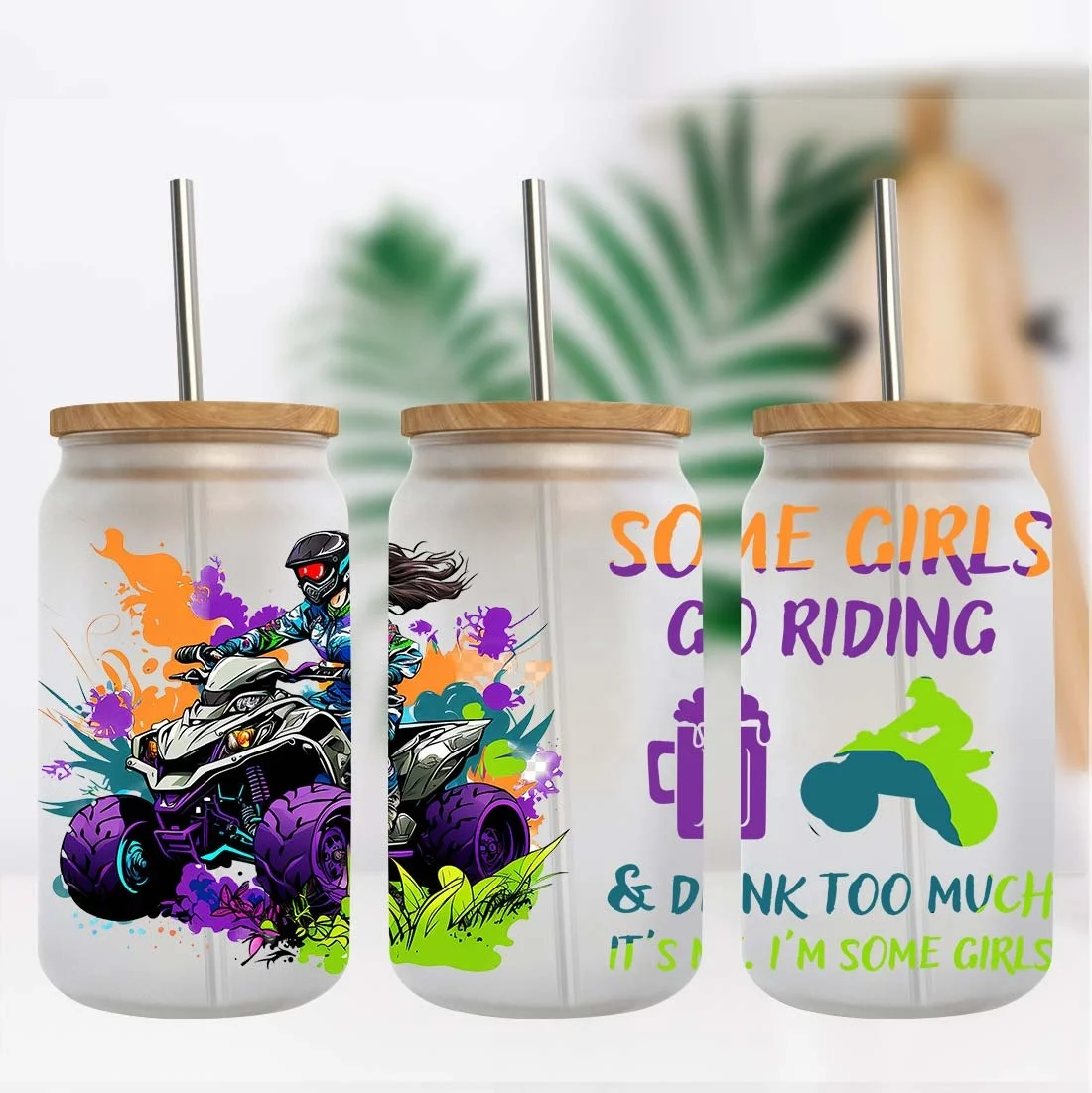 uv dtf cup wrap transfers free shipping, Four Wheel uv dtf cup wrap transfers Free Shipping for ATV Lovers Fans