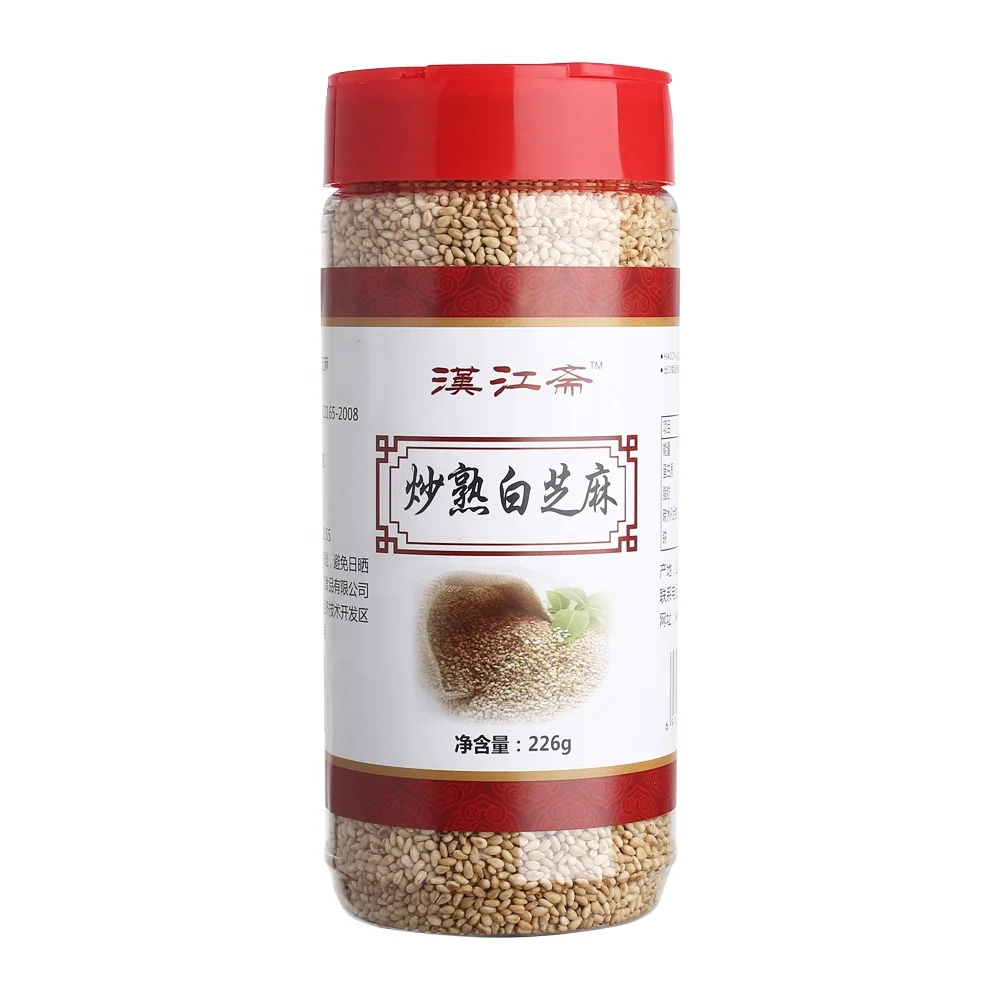Высококачественный натуральный жареный кунжут, белый кунжут