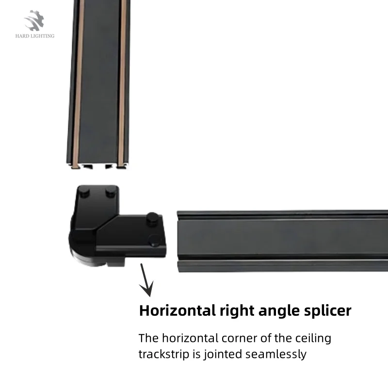 High Quality Factory DC48V 2Wire Led System Aluminum Profile Cheap Price Track Linear Power Rail
