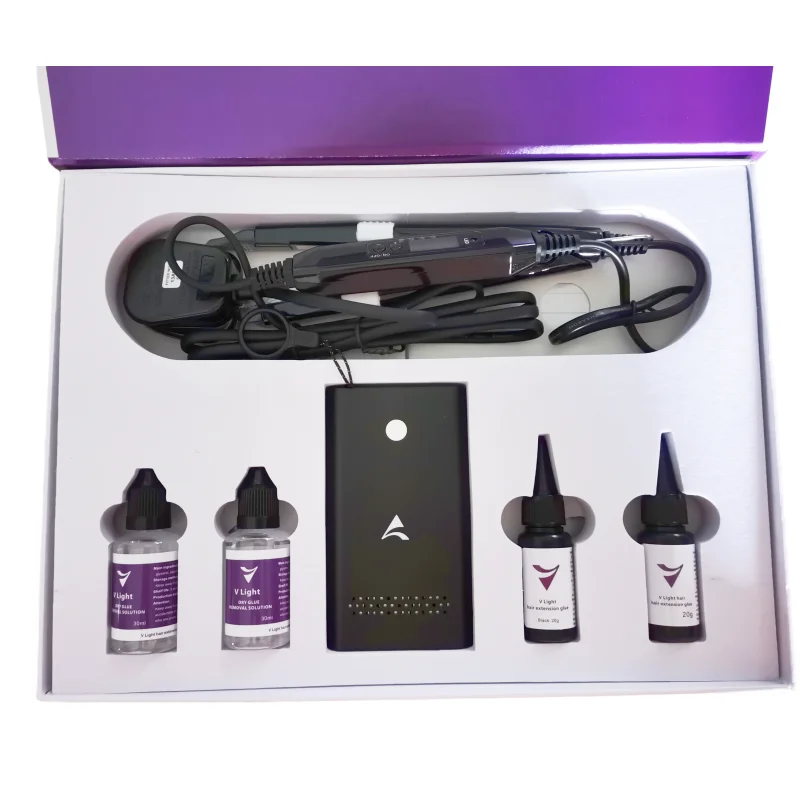 v Light Ultrasonic High Technology Hair Extensions for Thin Used for Human Glue Mini Tip Hair Extension Machine