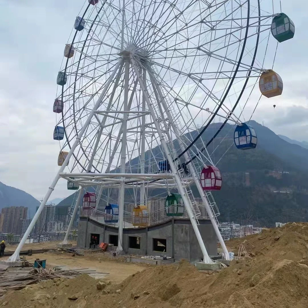 Customized size Large Big 24 10 Seats 108 42 30 21 15 Meters Height 120m 100m 88m 80m 65m 50m 42m 39m 38m 30m 20m Ferris Wheel