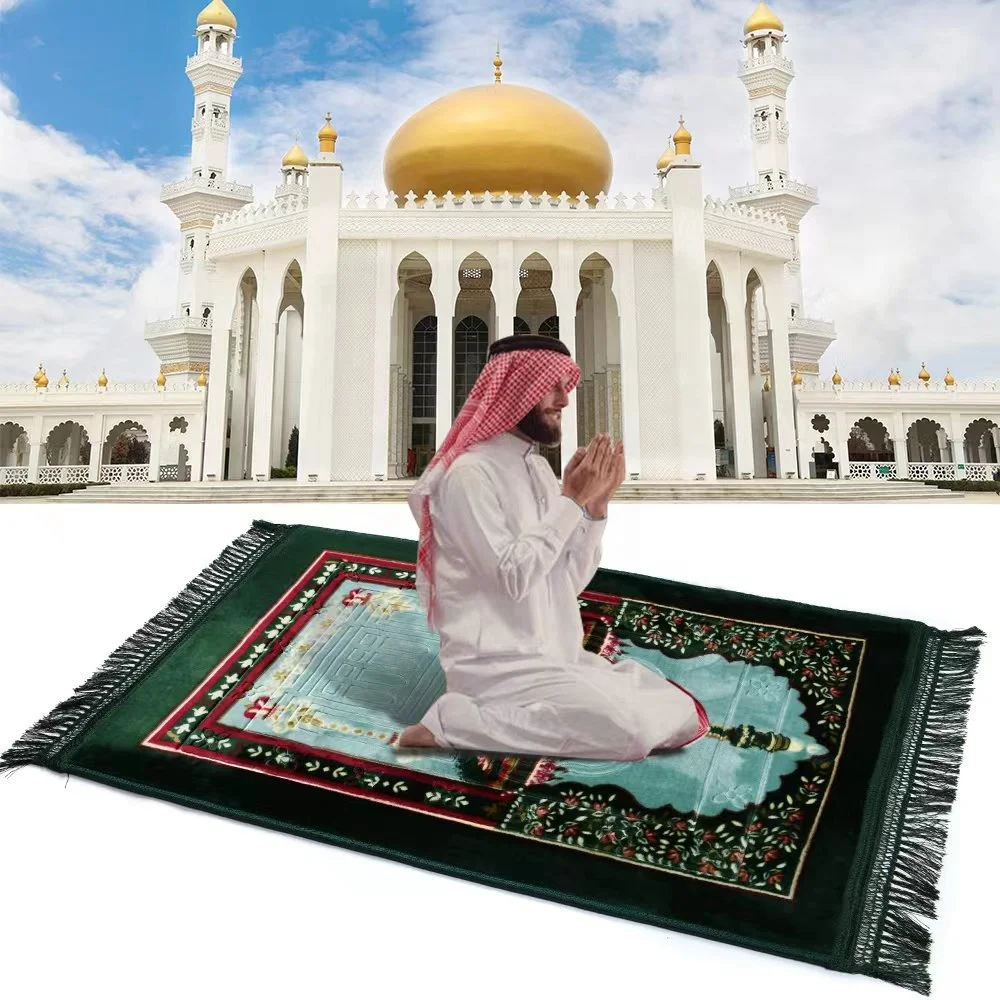 Pitch cushion prayer mat custom prayer rug muslim praying rugs tapis de prire islam prayer carpet 70*110cm 80*120cm
