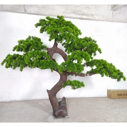 Large Indoor Simulation Podocarpus Plant Ornamental Trees Plant Artificial Pine Trees