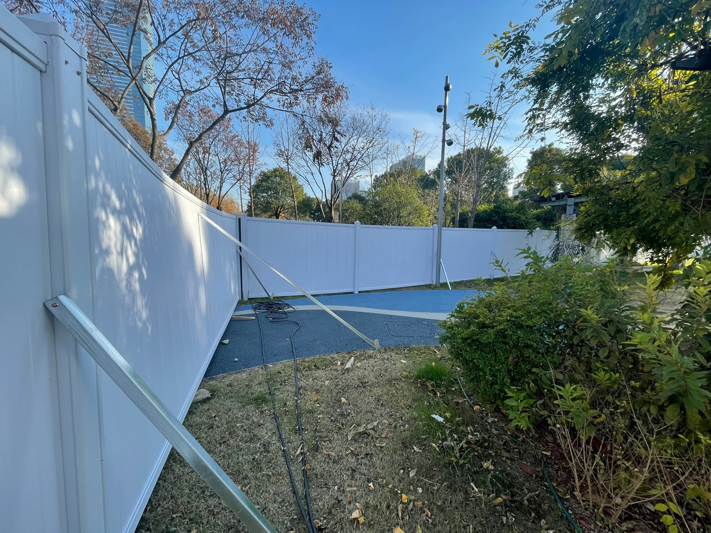 Fence Screening Curtain Fence Panels Split Bamboo Welded Wire Mesh 6 Gauge PVC Plastic Heat Treated Pressure Treated Wood Type