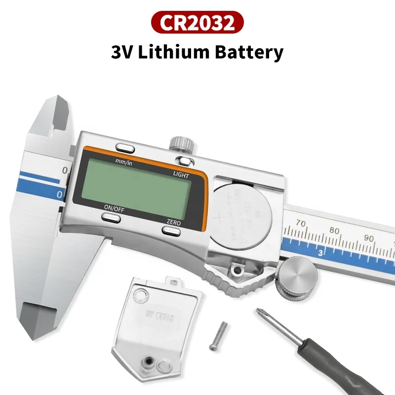 DITRON 150mm 6 Inch Backlight Digital Caliper Electronic Stainless Metal Vernier Caliper Measuring Tools Conversion mm and Inch