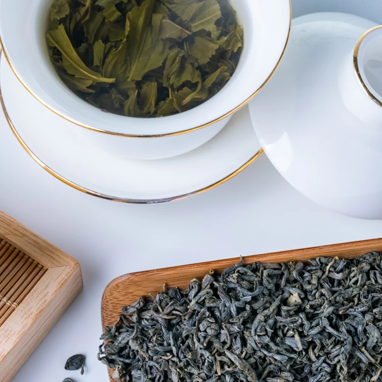 Chunmee EU 9371 Standard Loose Leaf Green Tea Pure Natural L-theanine Slimming Tea Sachets New Matcha Tea Bag