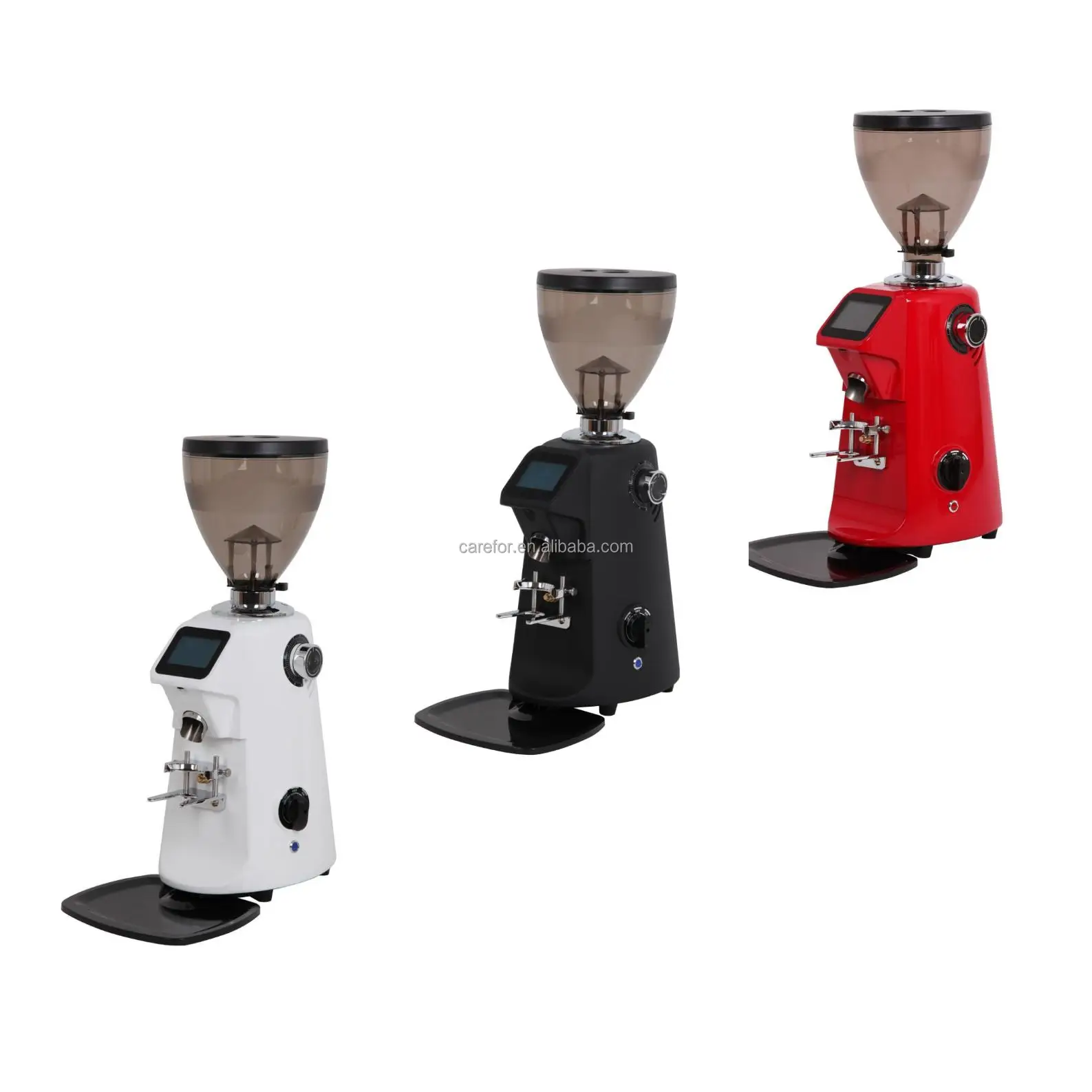 Professional Commercial Coffee Grinder Hotel Black Touch-screen Espresso Bean Grinder Electric Coffee Grinder Machine