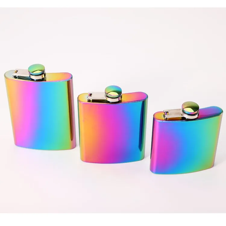 Wholesale Amazon 8oz 304 Stainless Steel Eco-friendly Material Alcohol Container Liquor Hip Flask