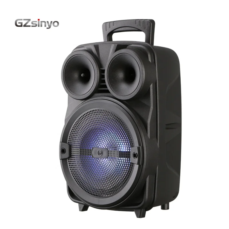 
Manufacturer 8 inch Portable Wireless Party DJ trolley Speaker 