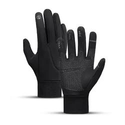 Warm winter riding gloves Fashion full finger running winter thermal gloves with touch screen fingers