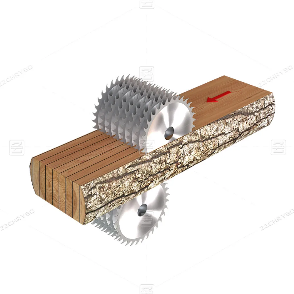 High speed multi rip saw machine multi blade rip saw machine for square wood