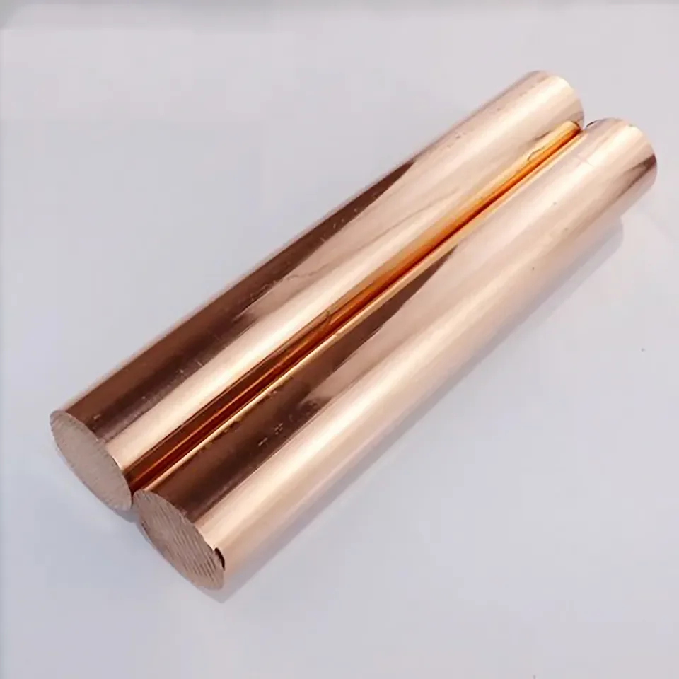 High Quality C11000 Copper Rod Bar Super Pure Copper Brass Rod Alloy Flat Copper Bar Round Manufacturer Price